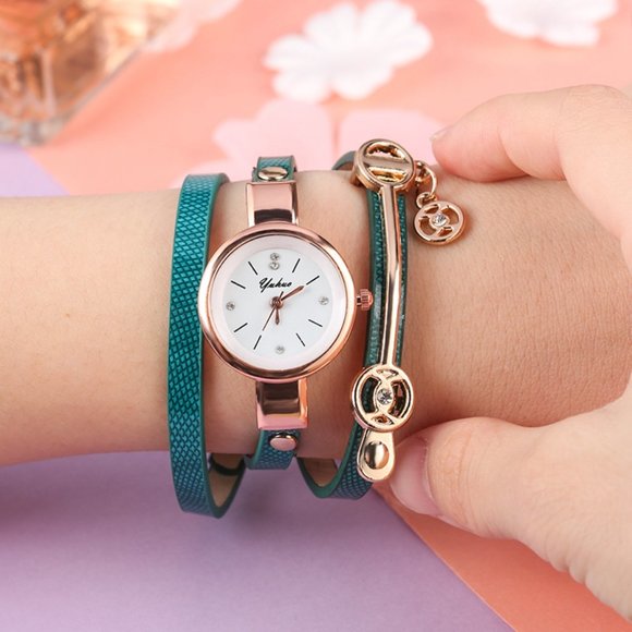 Women's Watch Analog Wrist Watch Leather Strap - Picture 2 of 3